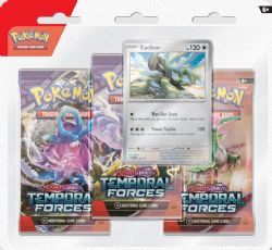 CARTE DE POKÉMON - POKEMON SV5 TEMPORAL FORCE 3PK BLISTER